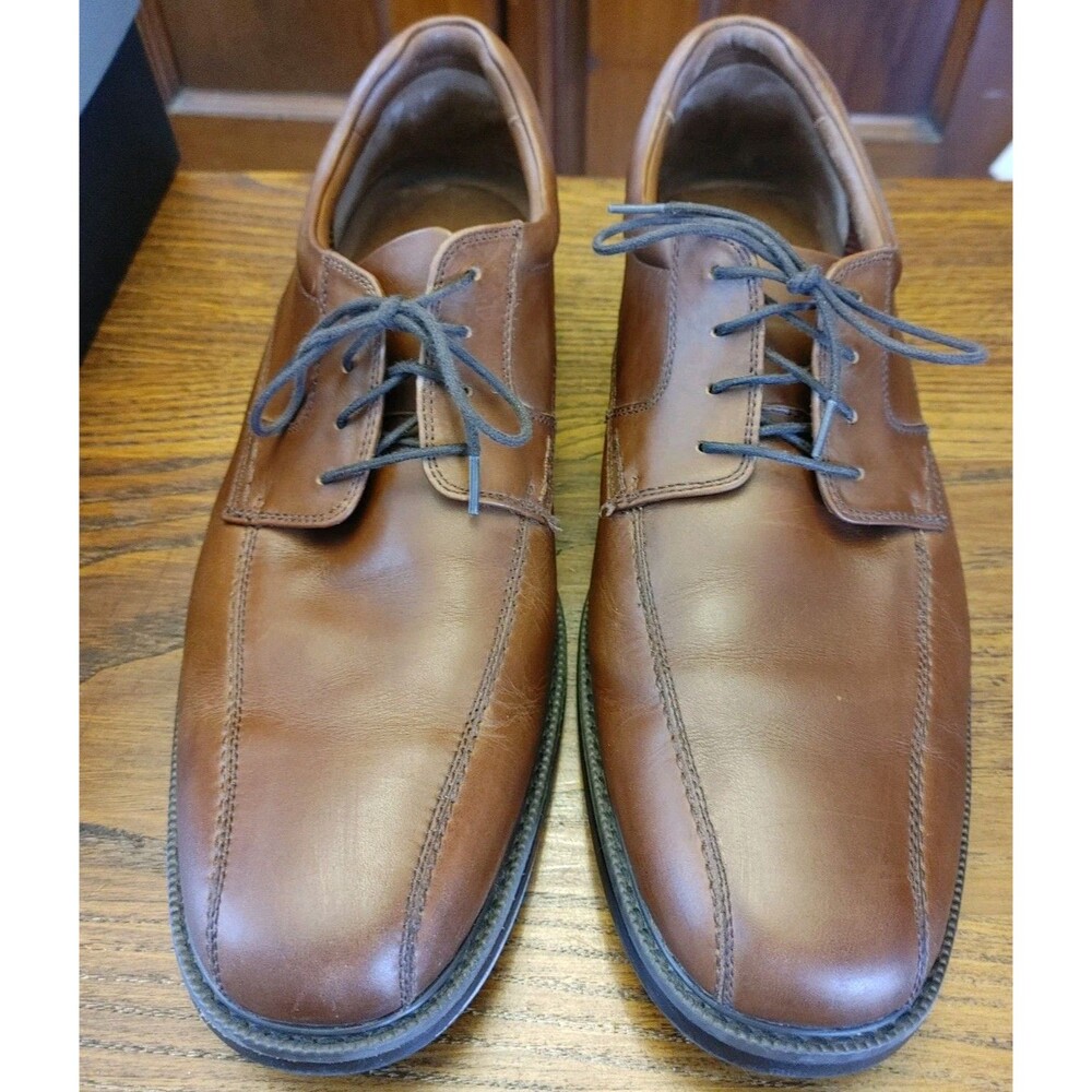 Johnston & Murphy XC-4 Stanton LAMB Run-Off Shoes Waterproof US 13M Tan VGC